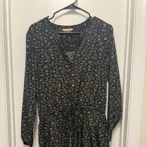Banana Republic Leopard Tunic Dress